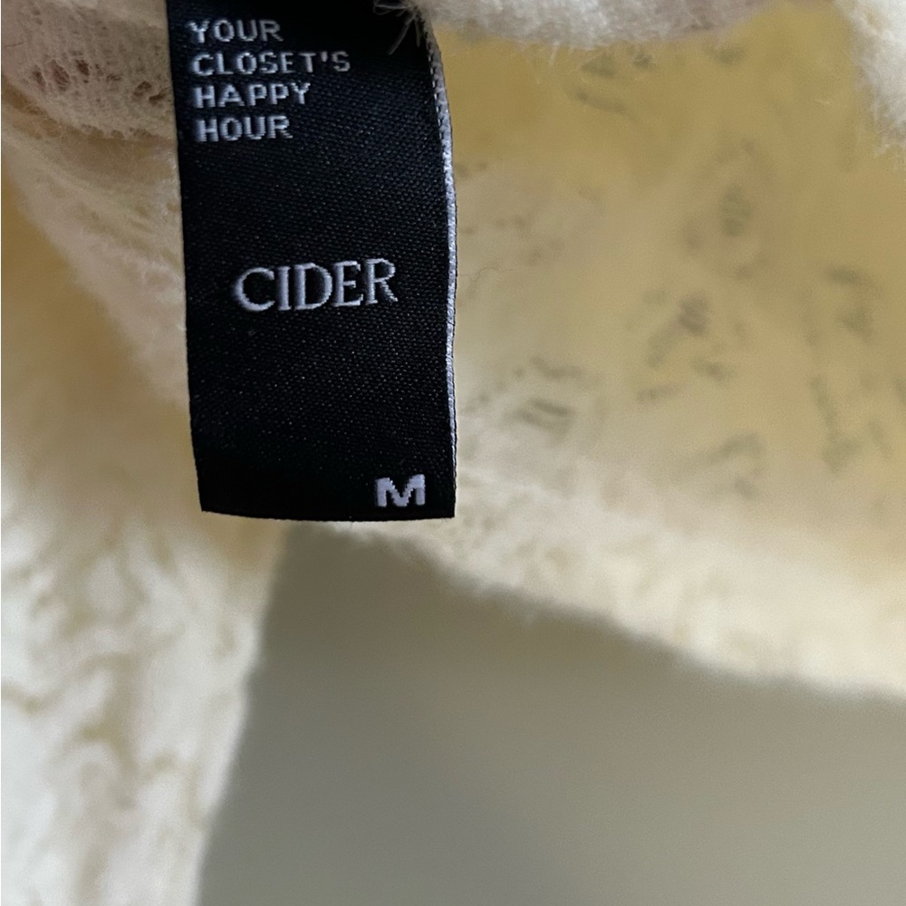 Cider Cream Ruffle Mock Neck - Picture 3 of 5